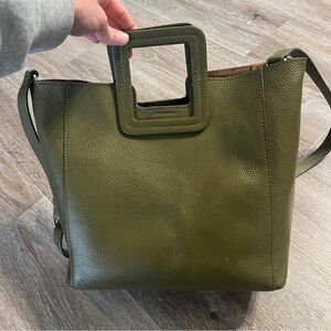 TMRW Studio Leather Crossbody-tote